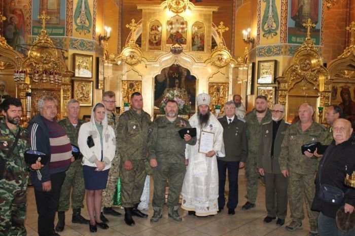 Епископ Орской и Гайской епархии награжден крестом «За заслуги перед казачеством России»
