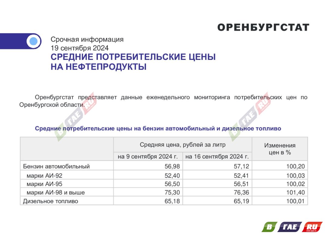 В Гае выросла цена бензина марки АИ-92. Но не на всех АЗС