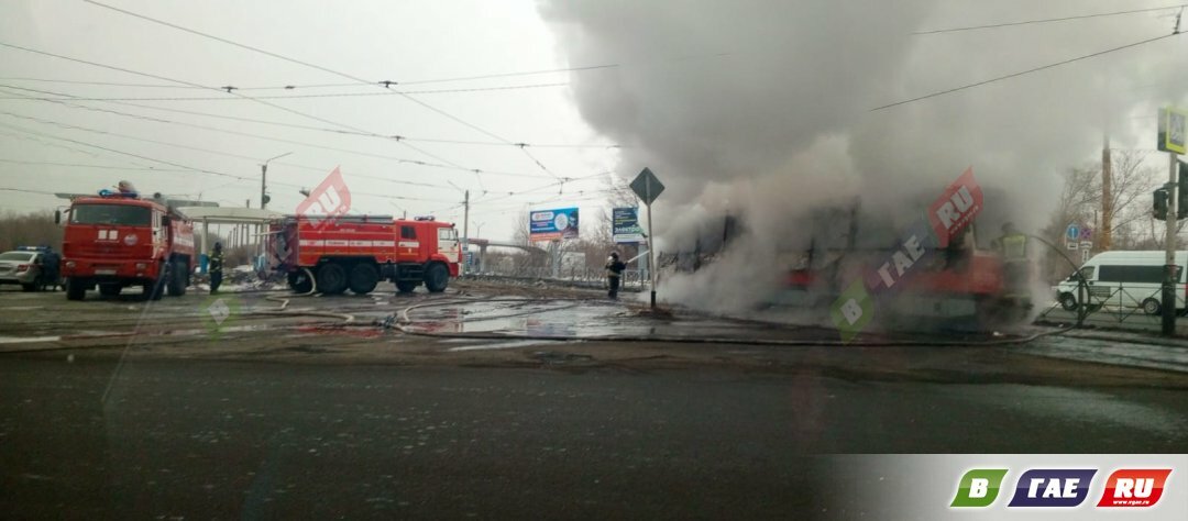 В январе в Орске сгорел трамвай. Виновные определены