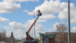 В Гае ведется замена светильников на улицах города