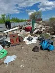 Мусор в Калиновке не вывозят месяц