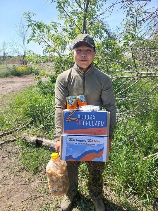 На передовую был передан автомобиль УАЗ «буханка»