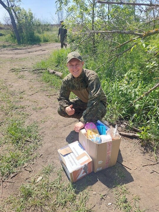 На передовую был передан автомобиль УАЗ «буханка»