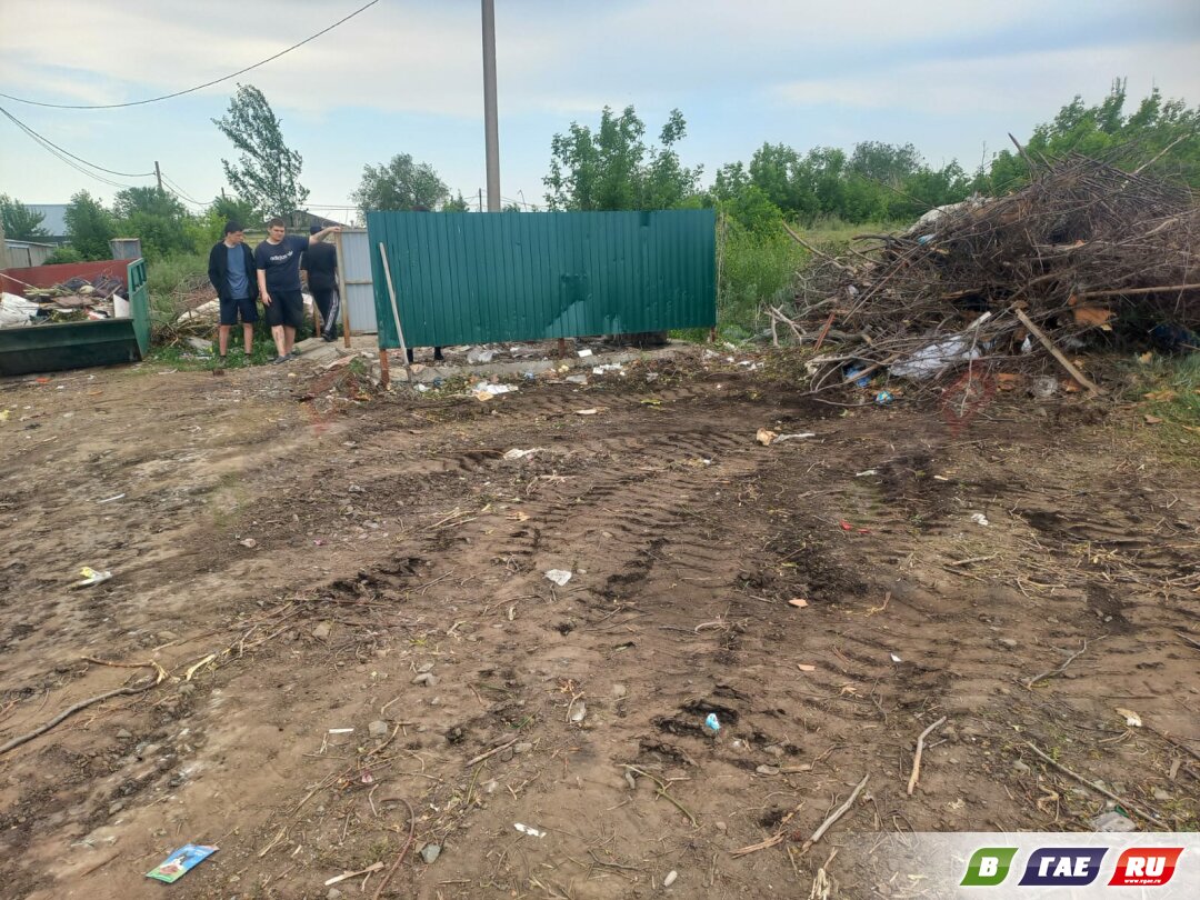 Из Калиновки вывезли крупногабаритный мусор