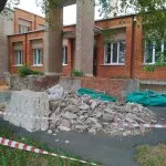 В центральной библиотеке ремонт идет полным ходом