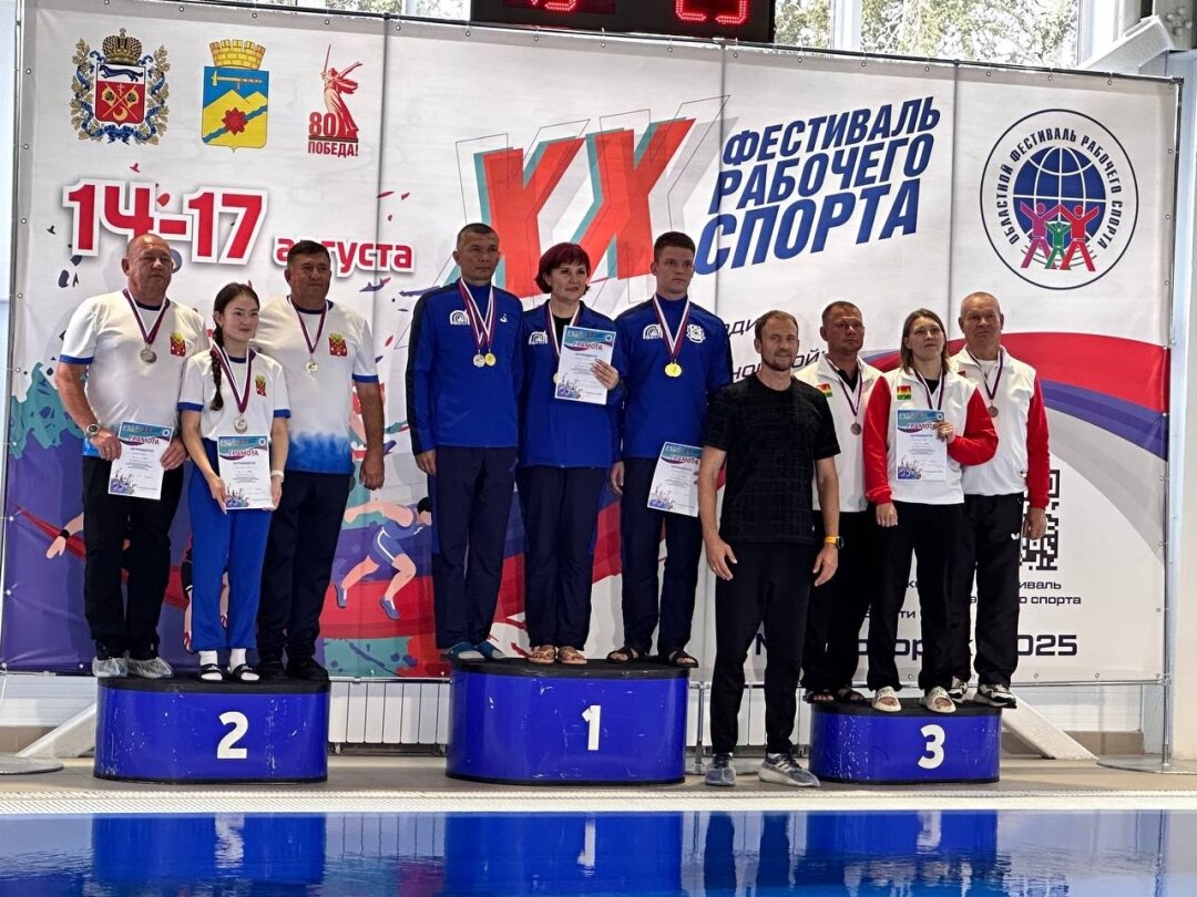 🏆Команда Гайского округа – победитель Фестиваля рабочего спорта в общекомандном зачёте среди муниципальных округов