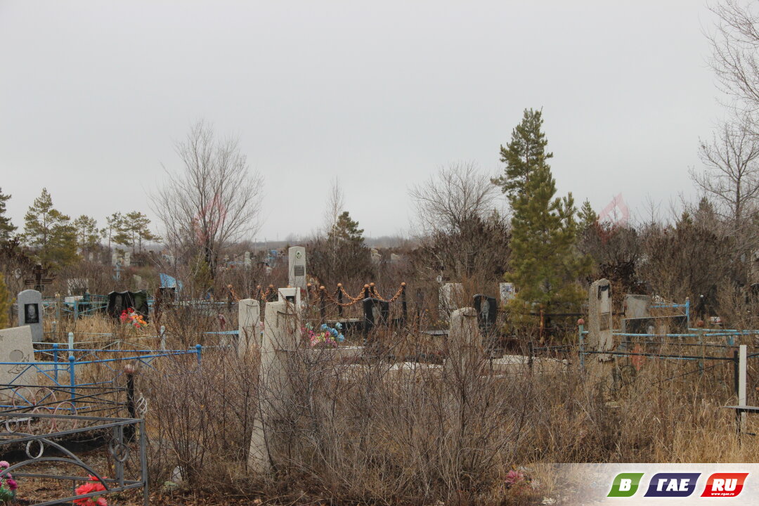 В «старой» части кладбища во время субботника волонтеры пробили тропинки