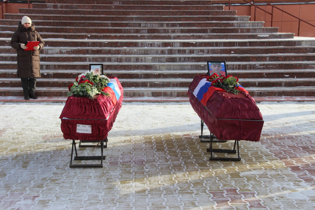 В Гае простились с двумя бойцами, погибшими на СВО