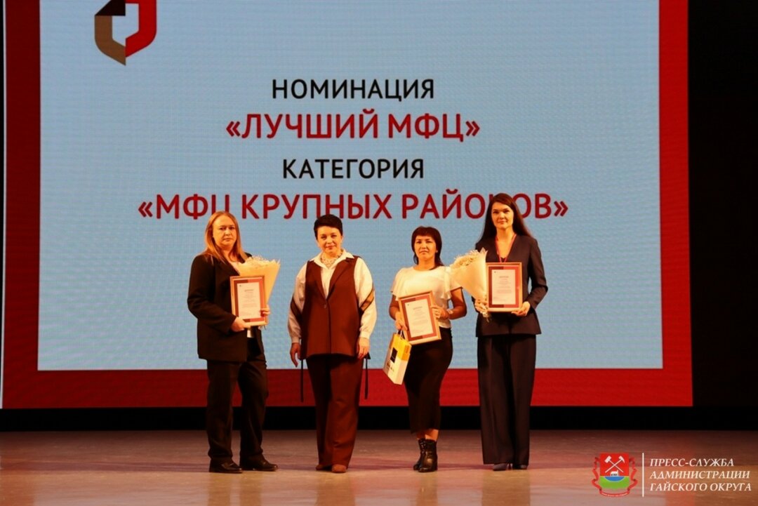 Гайский МФЦ стал лучшим в регионе Гайский МФЦ стал лучшим в регионе